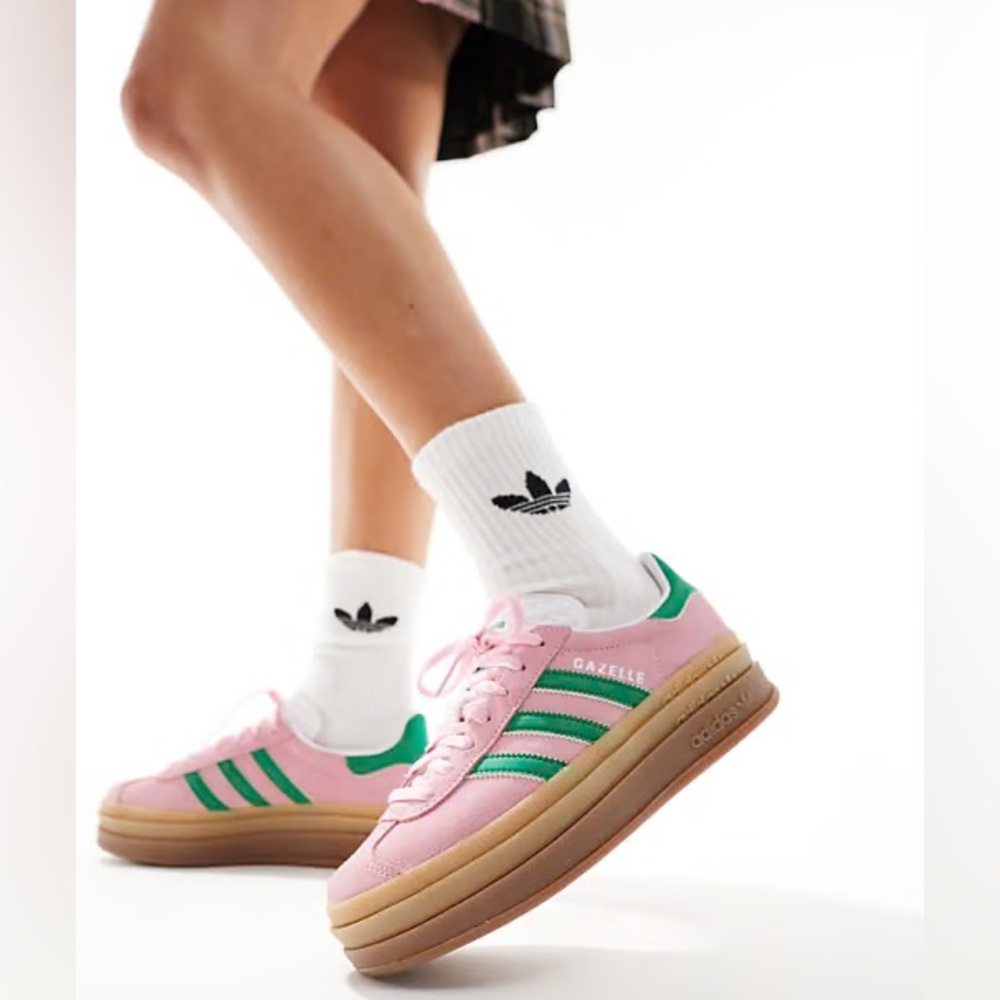Adidas ‘Gazelle Bold’ Suede Platform Sneakers